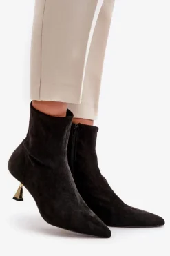 Botki Na Obcasie|Botki Zamszowe><noscript><img width=