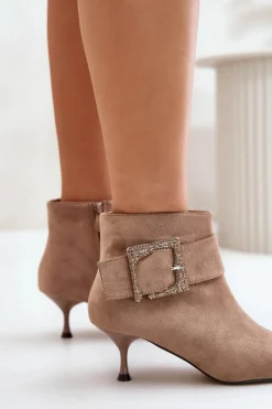 Botki Na Obcasie|Botki Zamszowe><noscript><img width=