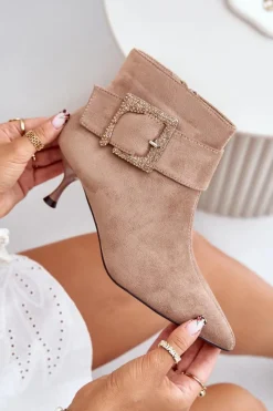 Botki Na Obcasie|Botki Zamszowe><noscript><img width=