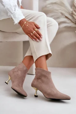 Botki Na Obcasie|Botki Zamszowe><noscript><img width=