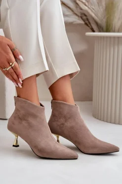 Botki Na Obcasie|Botki Zamszowe><noscript><img width=