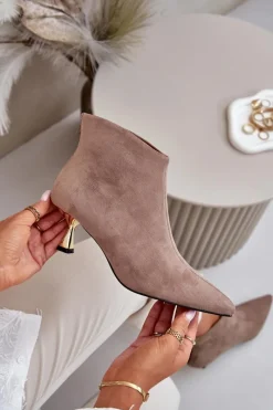 Botki Na Obcasie|Botki Zamszowe><noscript><img width=