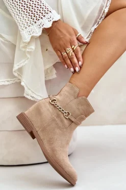 Botki Na Koturnie|Brązowe I Beżowe Botki><noscript><img width=