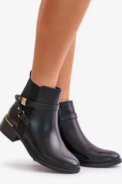 Czarne Botki|Botki Płaskie><noscript><img width=