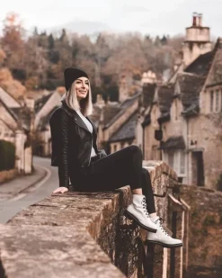 Botki Sznurowane|Botki Zimowe Damskie>Boto Botki Damskie Płaski Obcas Wysokie Glany Białe Buena