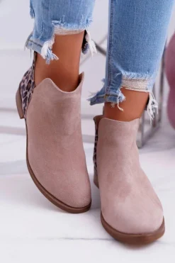 Botki Wiosenne|Brązowe I Beżowe Botki><noscript><img width=