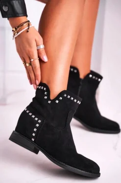 Botki Na Słupku|Czarne Botki><noscript><img width=