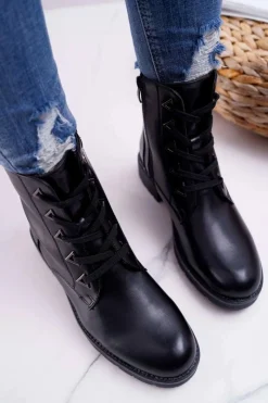 Botki Sznurowane|Botki Zimowe Damskie><noscript><img width=