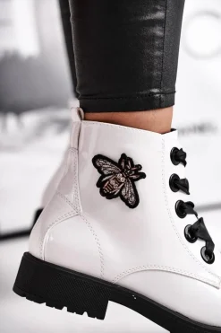 Botki Sznurowane|Botki Zimowe Damskie><noscript><img width=