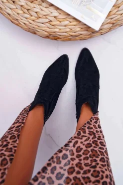 Brązowe I Beżowe Botki|Botki Zamszowe><noscript><img width=