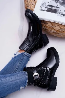 Botki Zimowe Damskie|Botki Płaskie><noscript><img width=