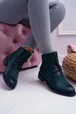 Botki Sznurowane|Botki Zimowe Damskie><noscript><img width=