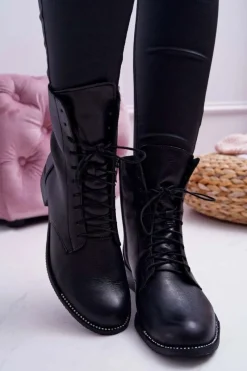 Botki Sznurowane|Botki Zimowe Damskie><noscript><img width=