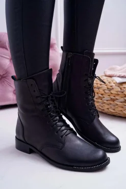 Botki Sznurowane|Botki Zimowe Damskie><noscript><img width=