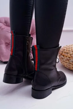 Botki Sznurowane|Botki Zimowe Damskie><noscript><img width=