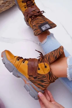 Botki Maciejka|Brązowe I Beżowe Botki><noscript><img width=