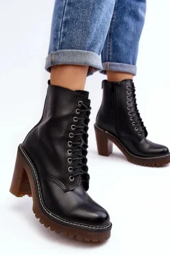 Botki Na Słupku|Czarne Botki><noscript><img width=