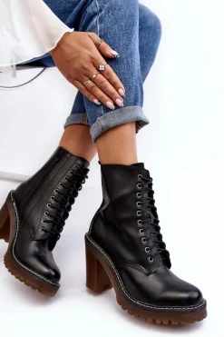 Botki Na Słupku|Czarne Botki><noscript><img width=