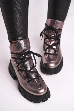 Czarne Botki|Botki Zimowe Damskie><noscript><img width=