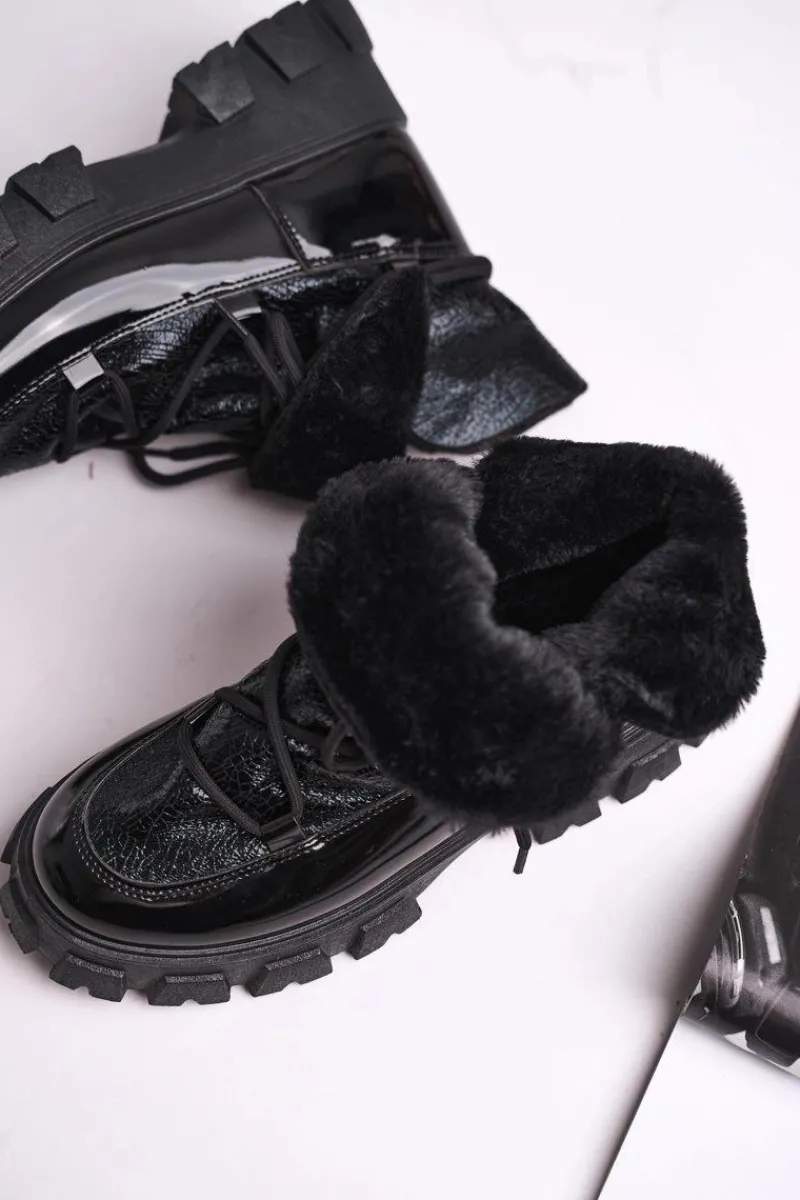 Sale Botki Damskie Wsuwane Rochelle Czarne Damskie Czarne Botki|Botki Zimowe Damskie