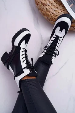 Botki Sznurowane|Botki Zimowe Damskie><noscript><img width=