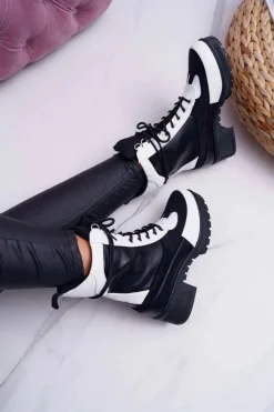 Botki Sznurowane|Botki Zimowe Damskie><noscript><img width=