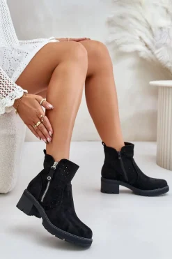 Botki Na Słupku|Botki Ażurowe><noscript><img width=