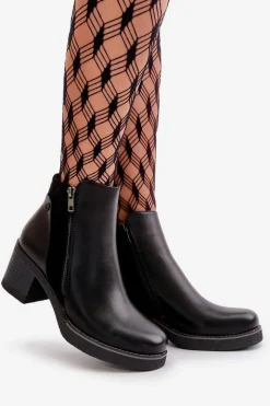 Botki Ocieplane|Czarne Botki><noscript><img width=