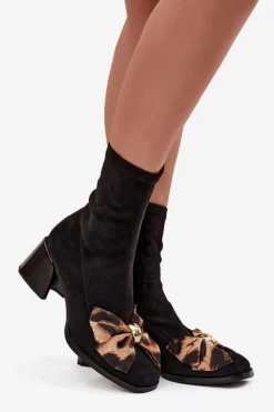 Botki Ocieplane|Czarne Botki><noscript><img width=