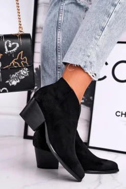 Botki Na Słupku|Czarne Botki><noscript><img width=