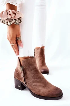 Czarne Botki|Botki Zimowe Damskie><noscript><img width=