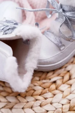 Online Big Star Shoes Botki Dziecięce Dziewczęce Big Star Białe EE374079