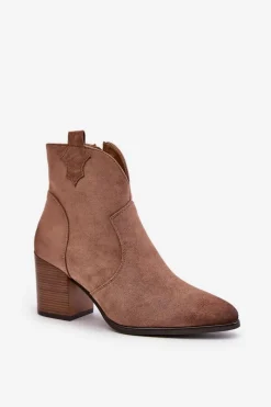 Czarne Botki|Botki Zimowe Damskie><noscript><img width=