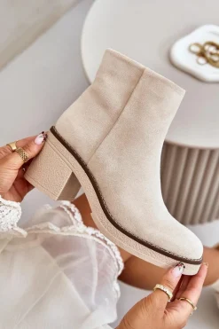 Botki Wiosenne|Brązowe I Beżowe Botki><noscript><img width=