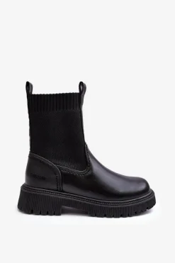 Czarne Botki|Botki Płaskie><noscript><img width=