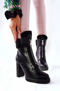 Botki Na Słupku|Czarne Botki>Boto Botki Na Słupku Czarne Arleston