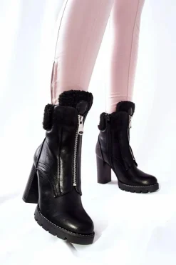 Botki Na Słupku|Czarne Botki><noscript><img width=