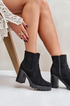 Botki Na Obcasie|Botki Zamszowe><noscript><img width=