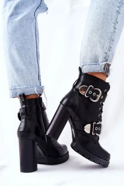 Botki Na Słupku|Czarne Botki><noscript><img width=