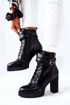 Botki Na Słupku|Czarne Botki><noscript><img width=