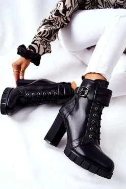 Botki Na Słupku|Czarne Botki><noscript><img width=