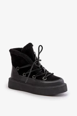 Śniegowce Damskie|Brązowe I Beżowe Botki><noscript><img width=