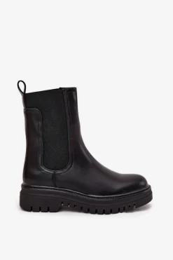 Czarne Botki|Botki Płaskie><noscript><img width=