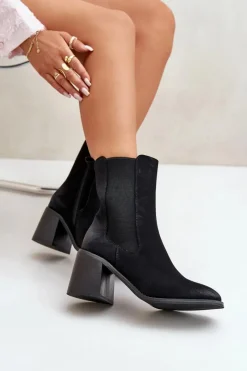 Botki Na Słupku|Czarne Botki><noscript><img width=