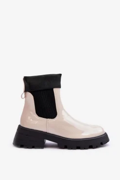 Czarne Botki|Botki Płaskie><noscript><img width=