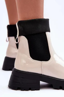 Czarne Botki|Botki Płaskie><noscript><img width=