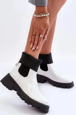 Czarne Botki|Botki Płaskie><noscript><img width=