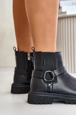 Botki Ocieplane|Czarne Botki><noscript><img width=