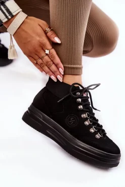 Damskie Trapery|Botki Sznurowane><noscript><img width=