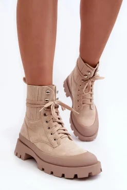 Damskie Trapery|Botki Sznurowane><noscript><img width=